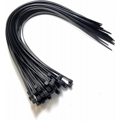 94v-2 Natural/black Color Nylon66 Plastic Cable Ties Mount 500mm